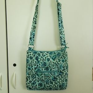 Vera Bradley Crossbody Purse - "Cloud Vine"